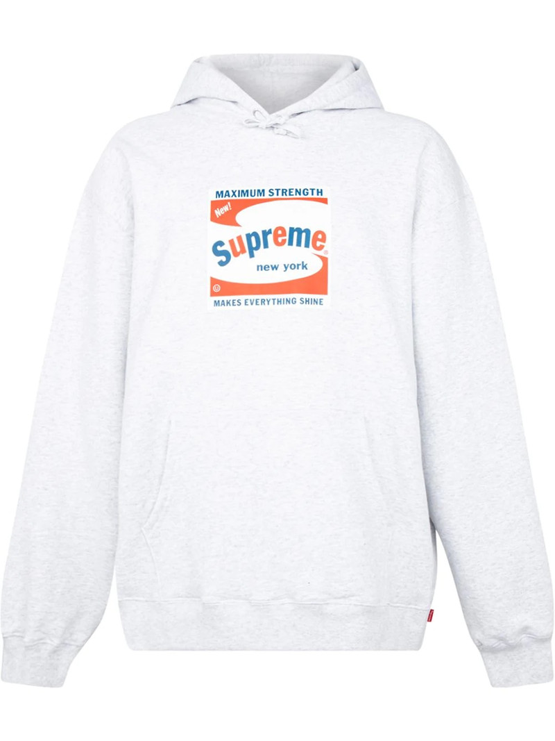 Shine logo-print hoodie 1