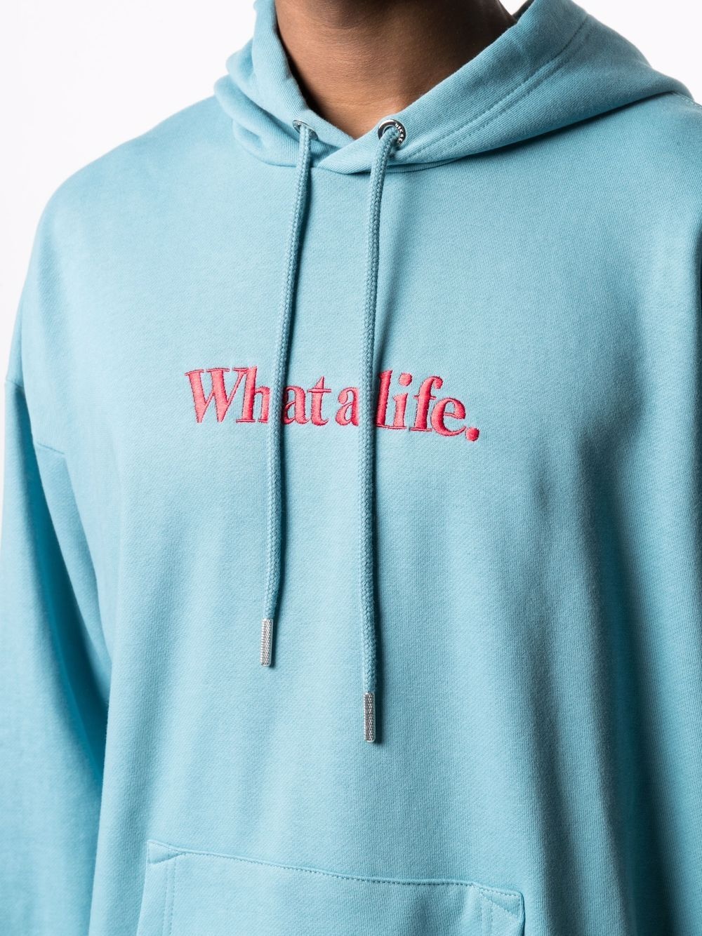 slogan-print hoodie - 5