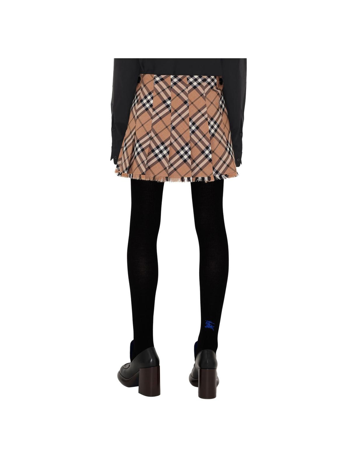 Burberry CHECK WOOL BLEND MINI KILT | cruisefashion | REVERSIBLE