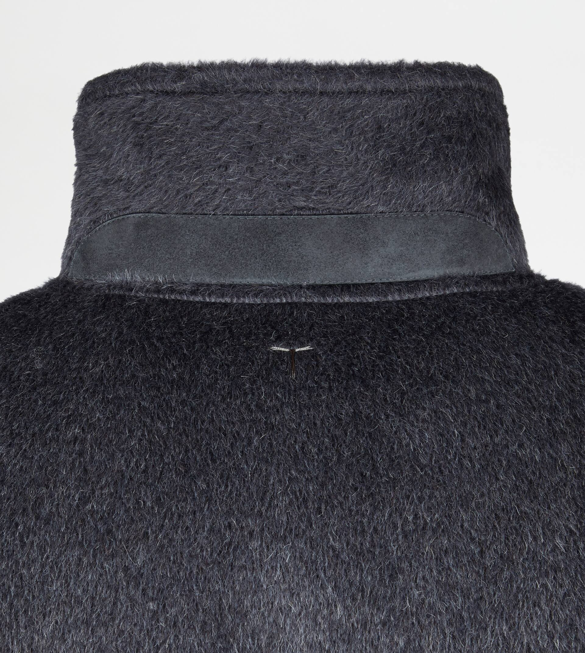 SHORT COAT IN WOOL - GREY - 8
