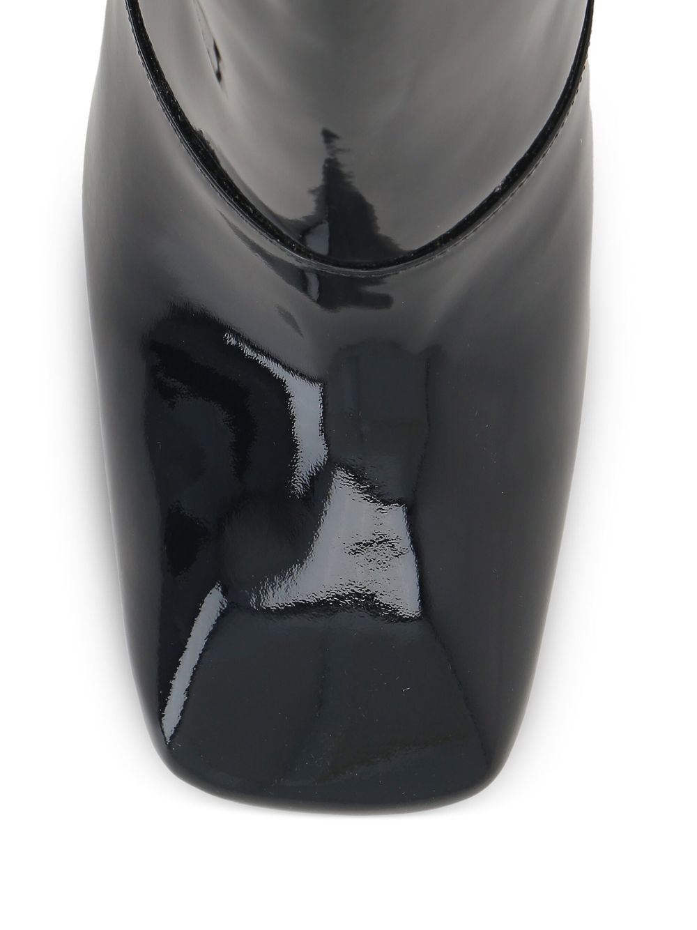 80mm leather block-heel boots - 4