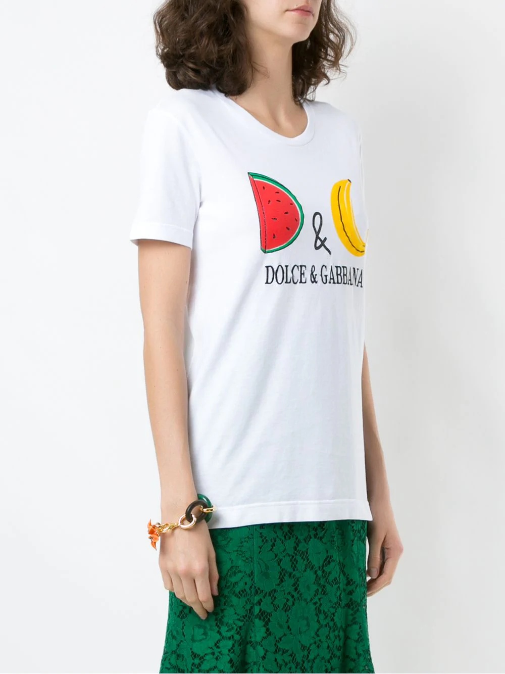 fruit-print slim-fit T-shirt - 3