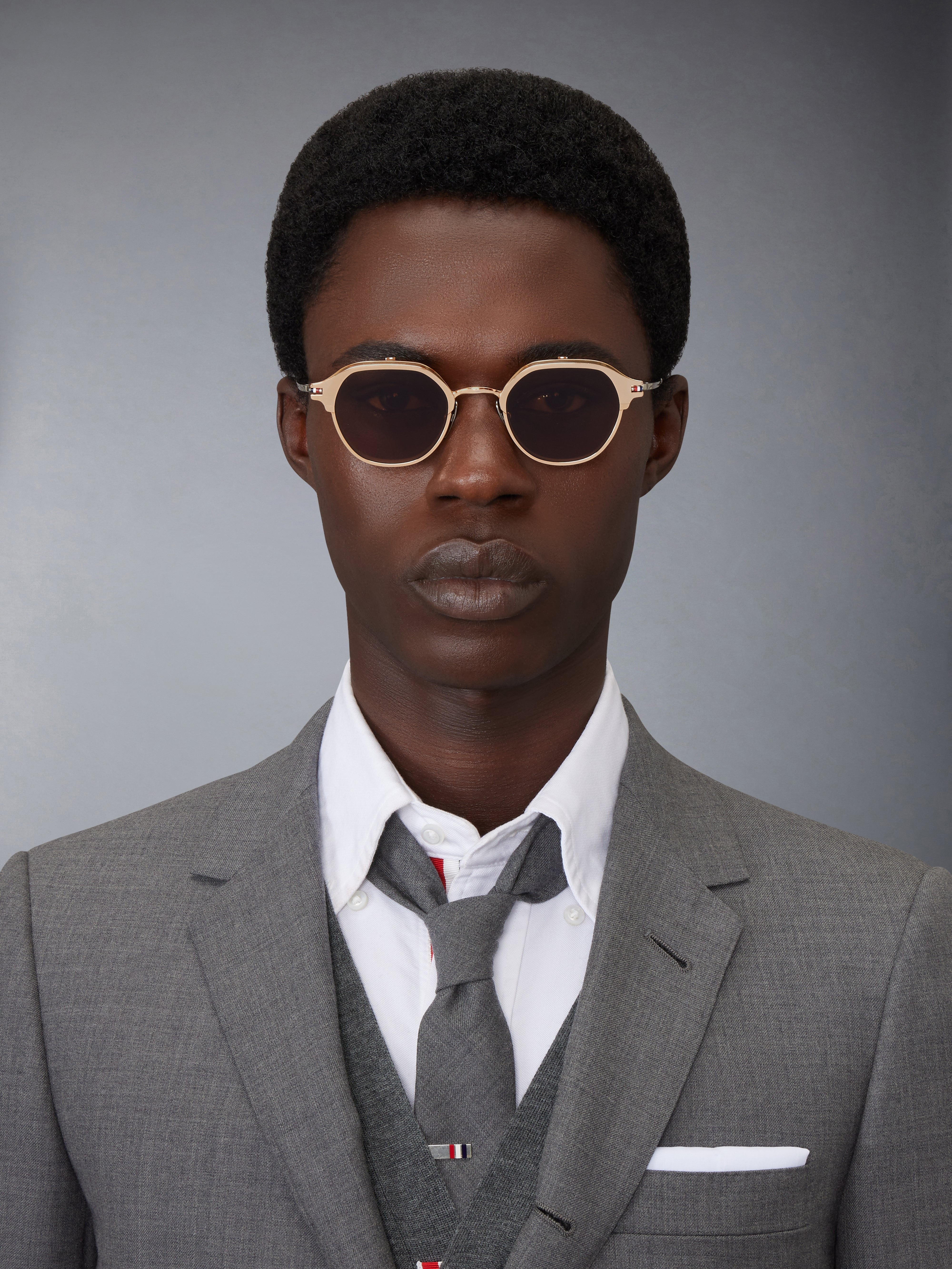 TITANIUM ROUND CLIP ON SUNGLASSES - 3