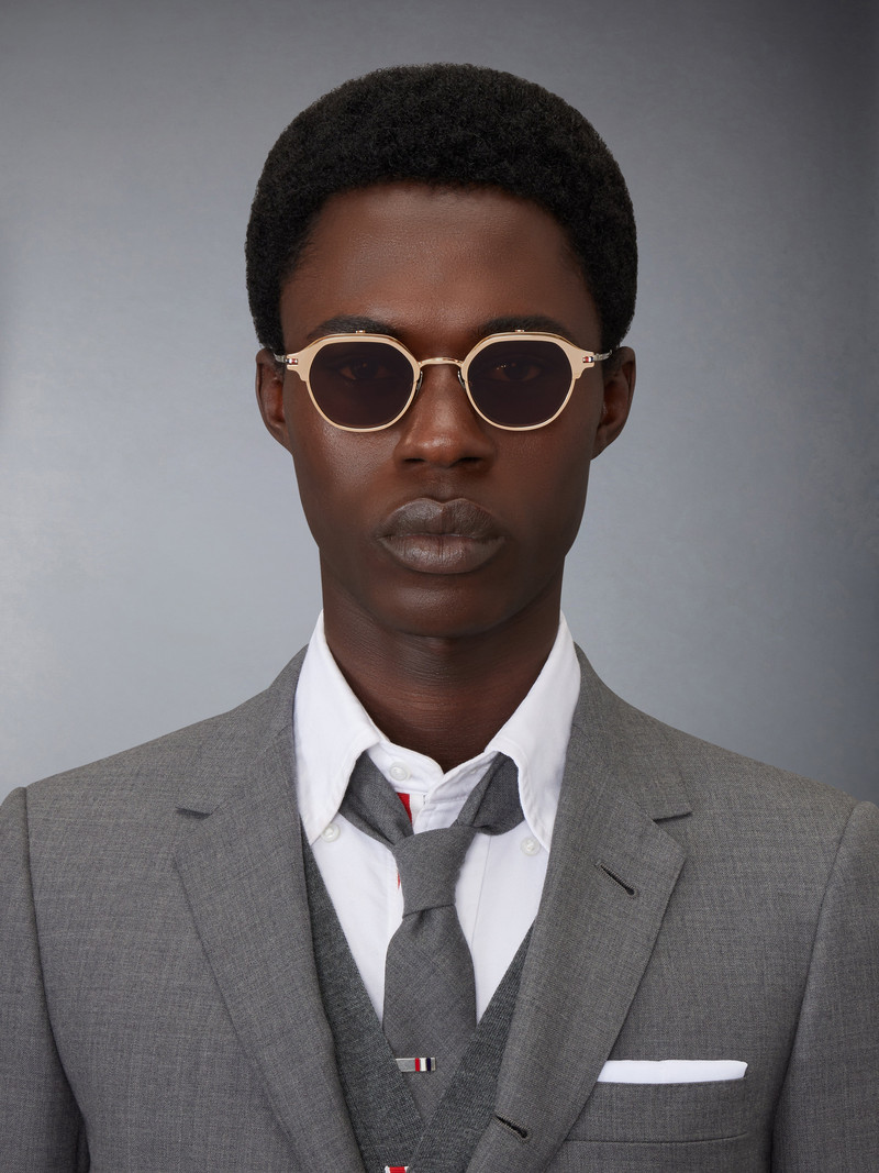 TITANIUM ROUND CLIP ON SUNGLASSES 3