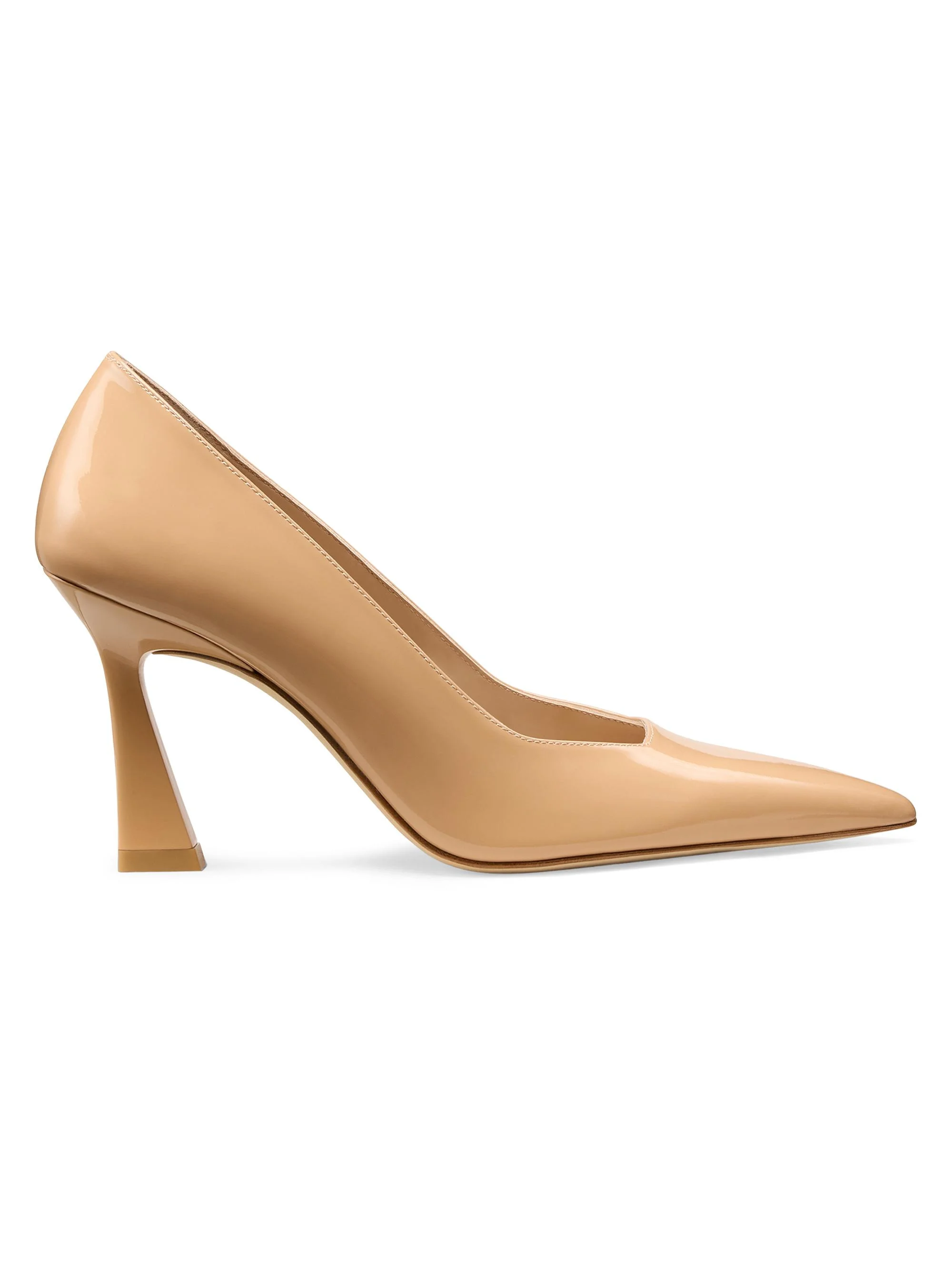 Women's Vinnie 85MM Patent Leather Pumps - Adobe - 1