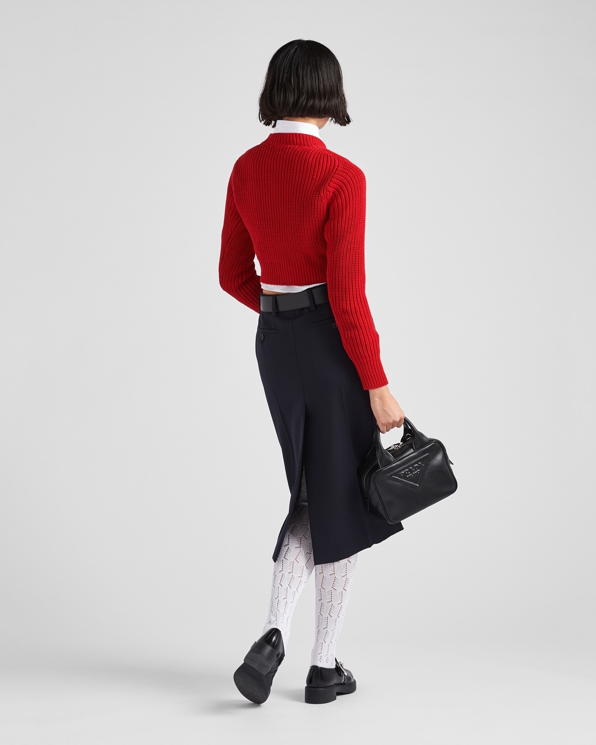 Cotton crew-neck sweater - 5