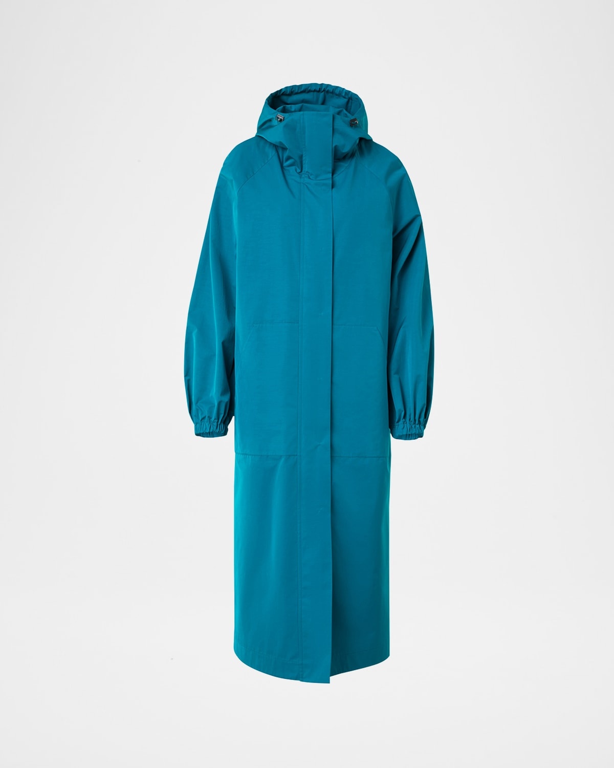 Zachary Water-Resistant Techno Gabardine Long Coat - 1