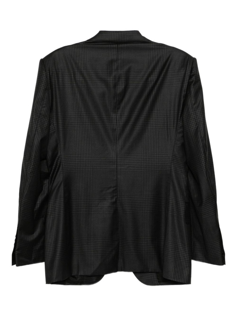 TOM FORD checked single-breasted suit outlook