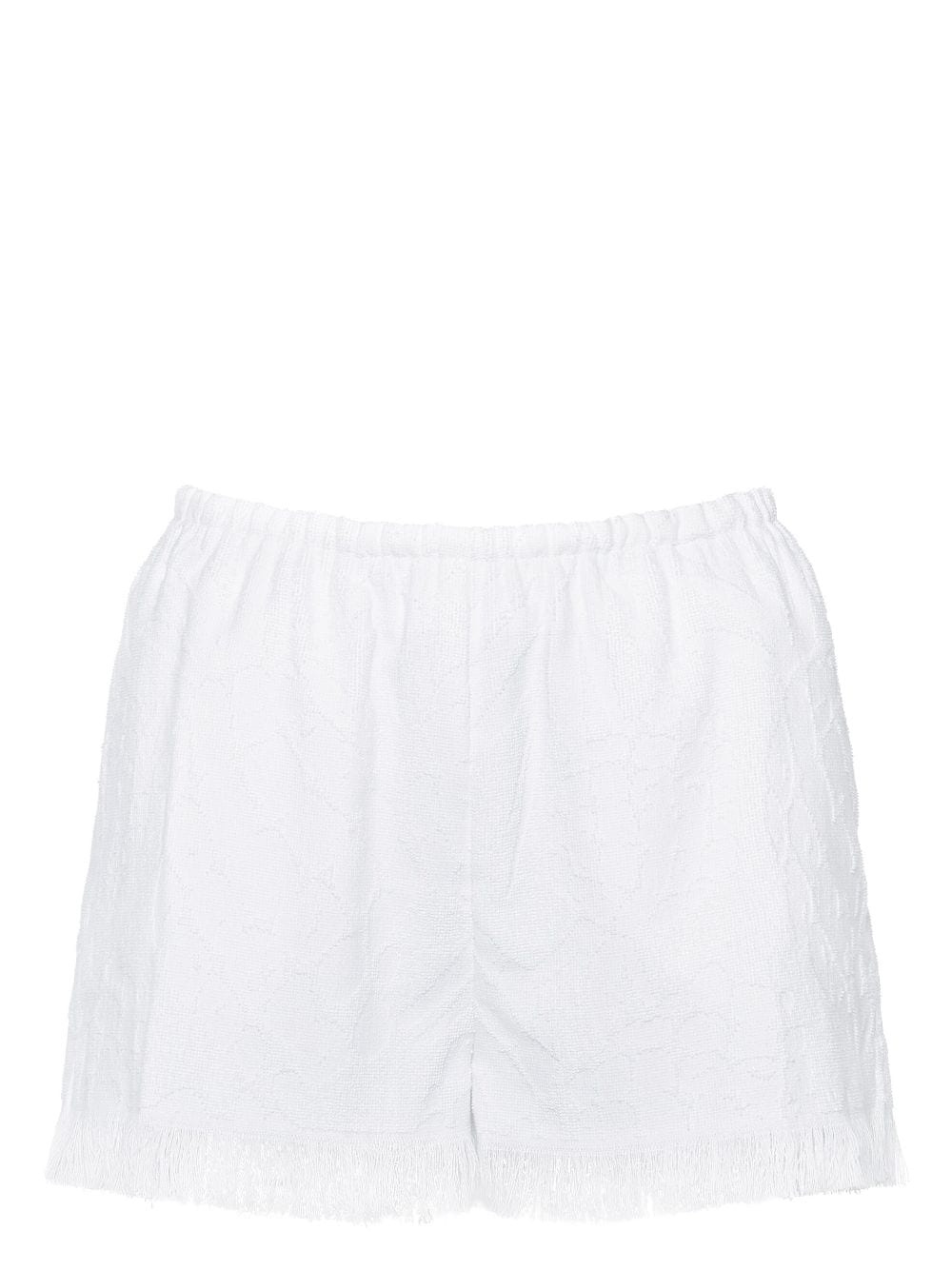 Menthol terry-cloth shorts - 1