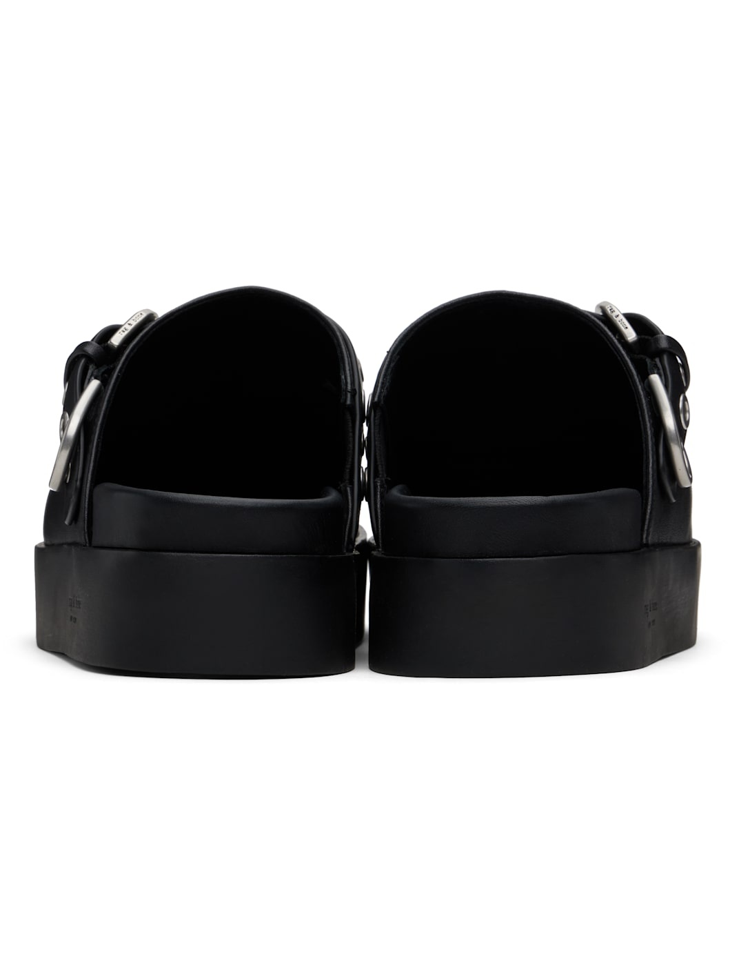 Black Geo Platform Mules - 2