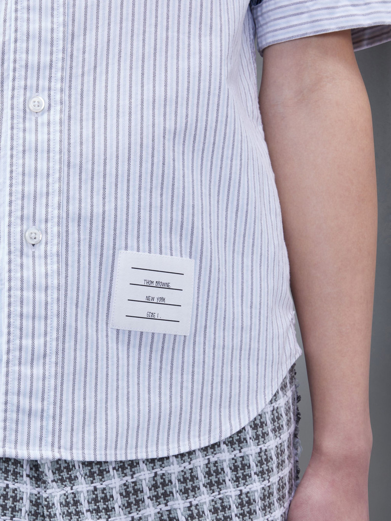 Stripe Oxford Short Sleeve Shirt 6