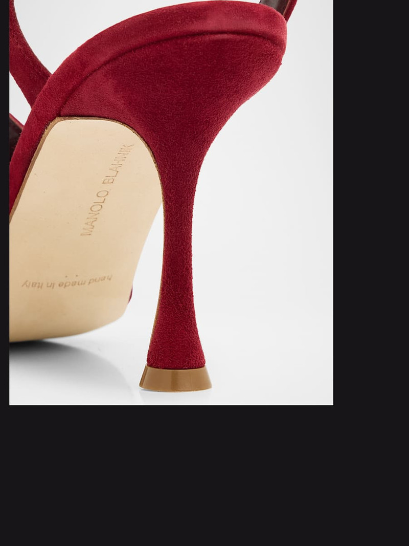 90mm Triananu Suede Ankle-Strap Sandals 3