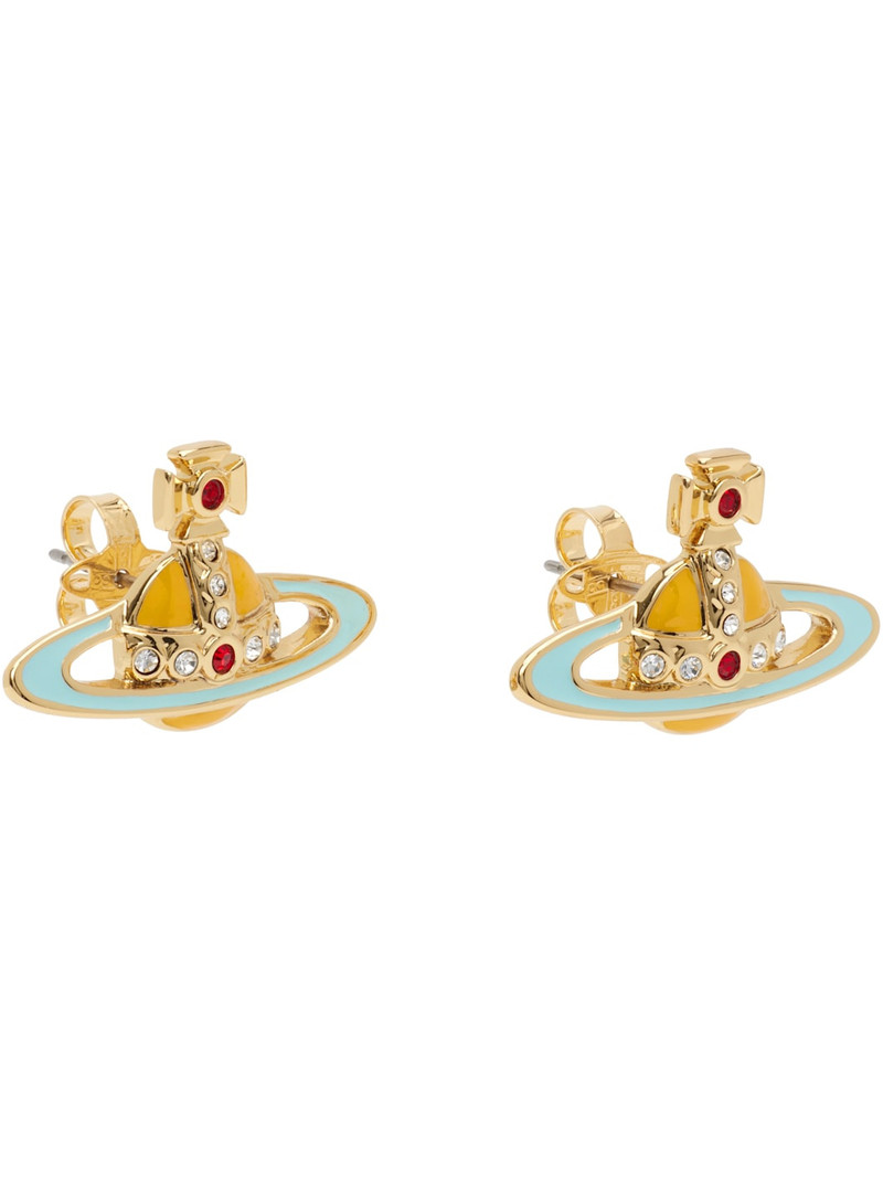Vivienne Westwood Small Neo Bas Relief Earrings outlook