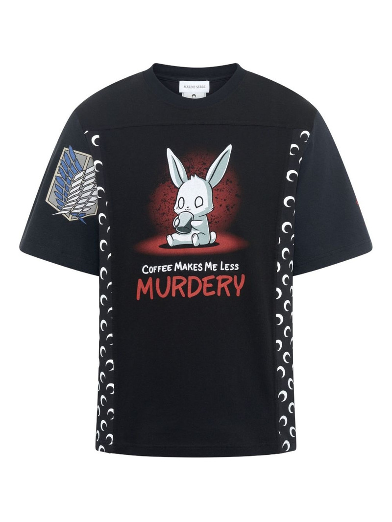 Marine Serre Regenerated graphic T-shirt outlook