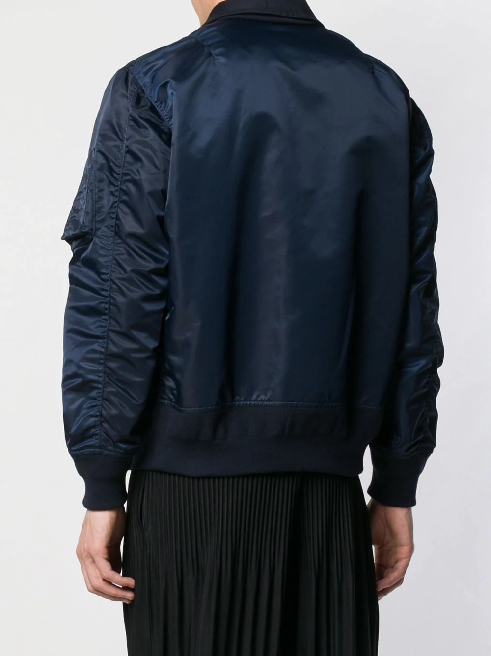 layered bomber jacket - 4