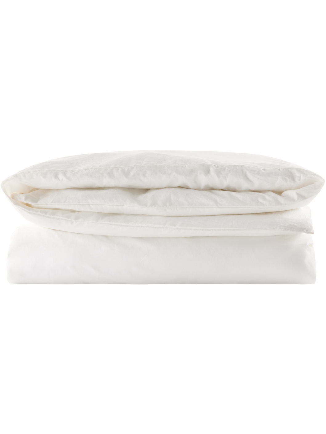 White Sateen Duvet Cover, King - 2