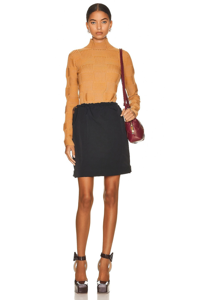 Bottega Veneta Tech Mini Skirt outlook