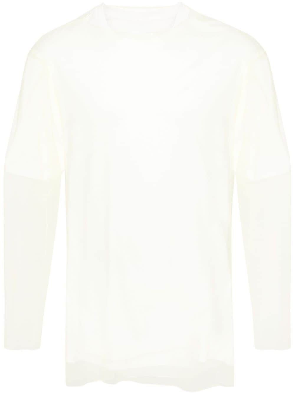 layered long-sleeve T-shirt - 1