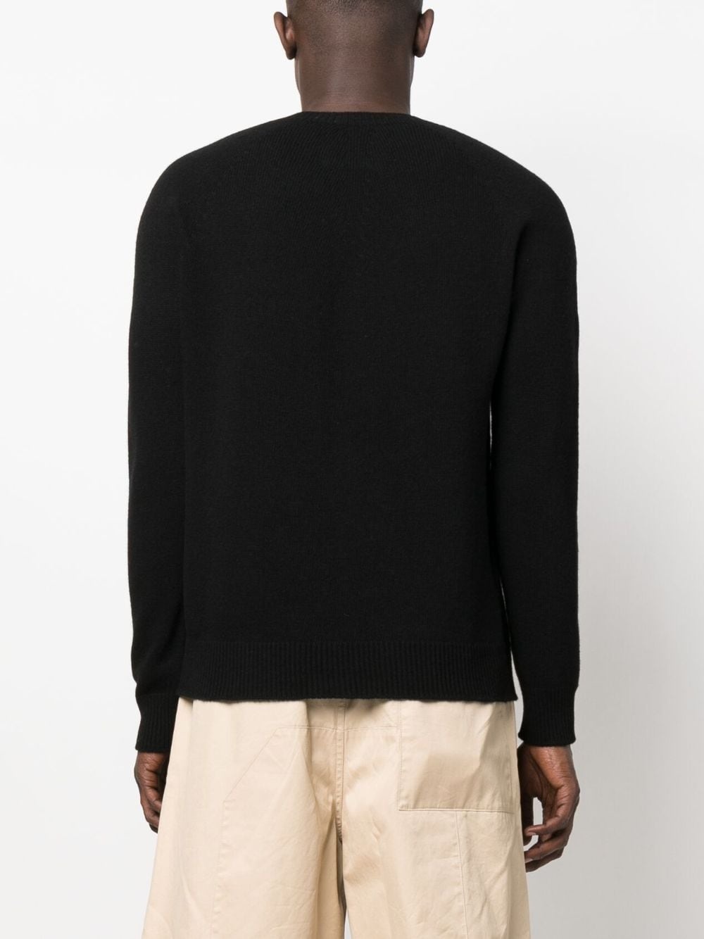 crew-neck long-sleeve jumper - 4