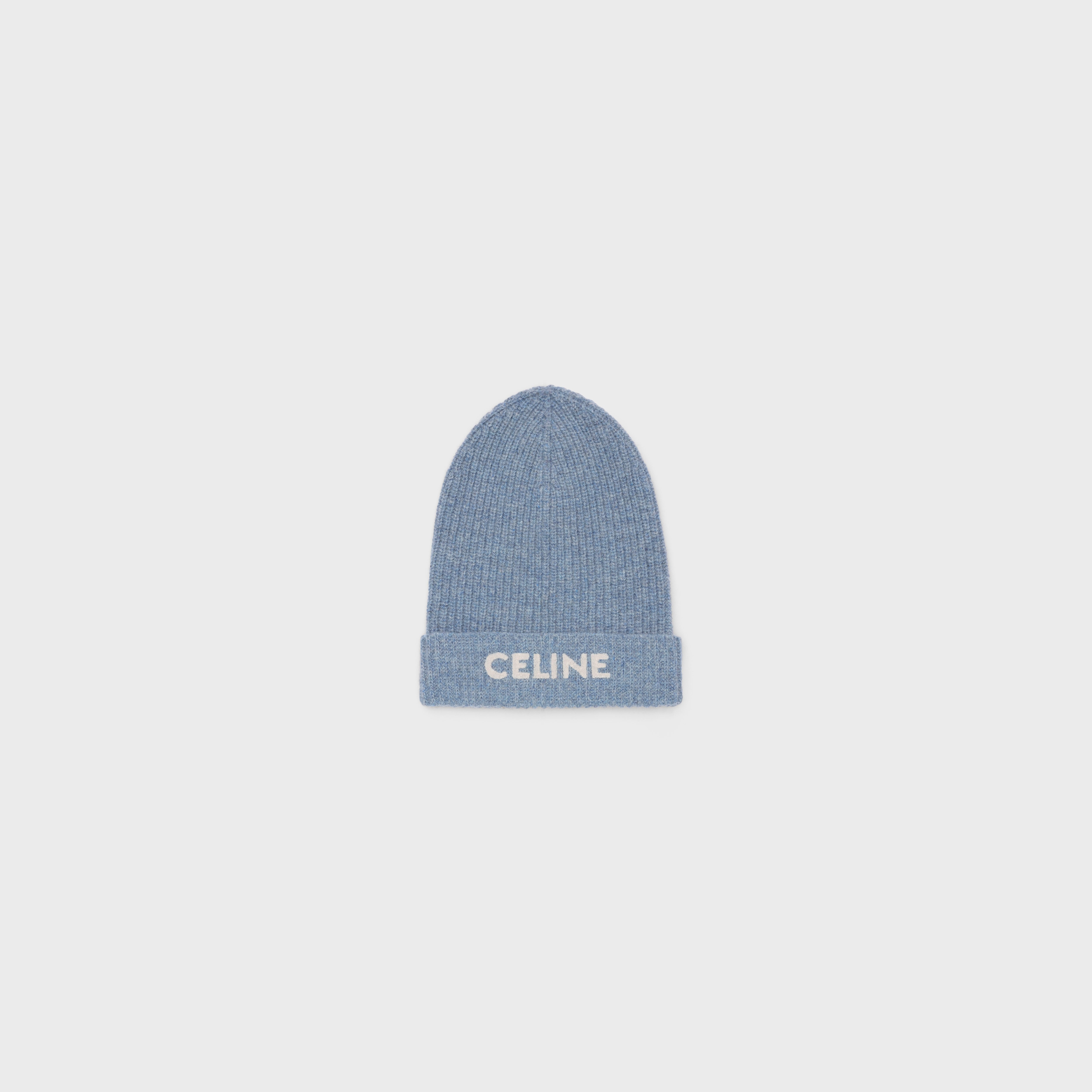 CELINE BEANIE IN BRUSHED SHETLAND WOOL - 1