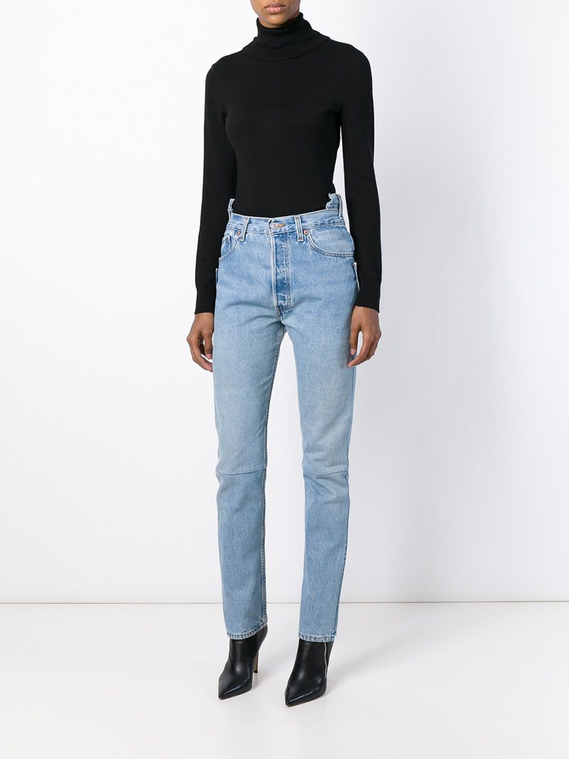 VETEMENTS high waisted jeans outlook