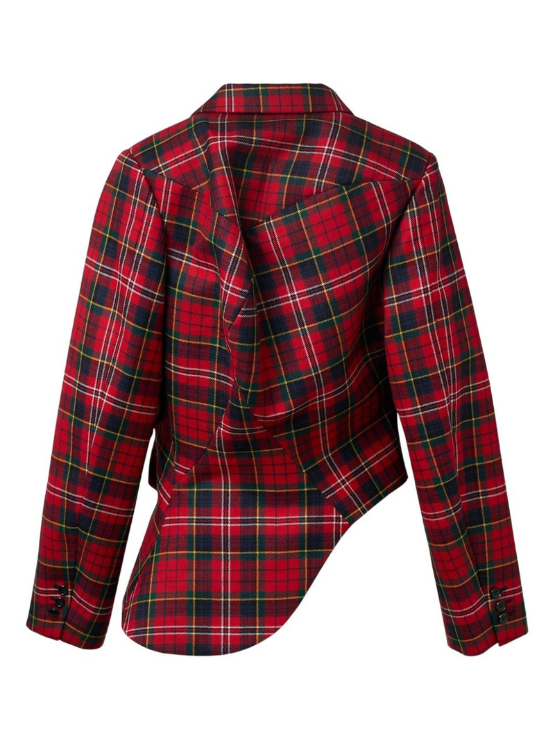 Comme Des Garçons check-pattern jacket outlook