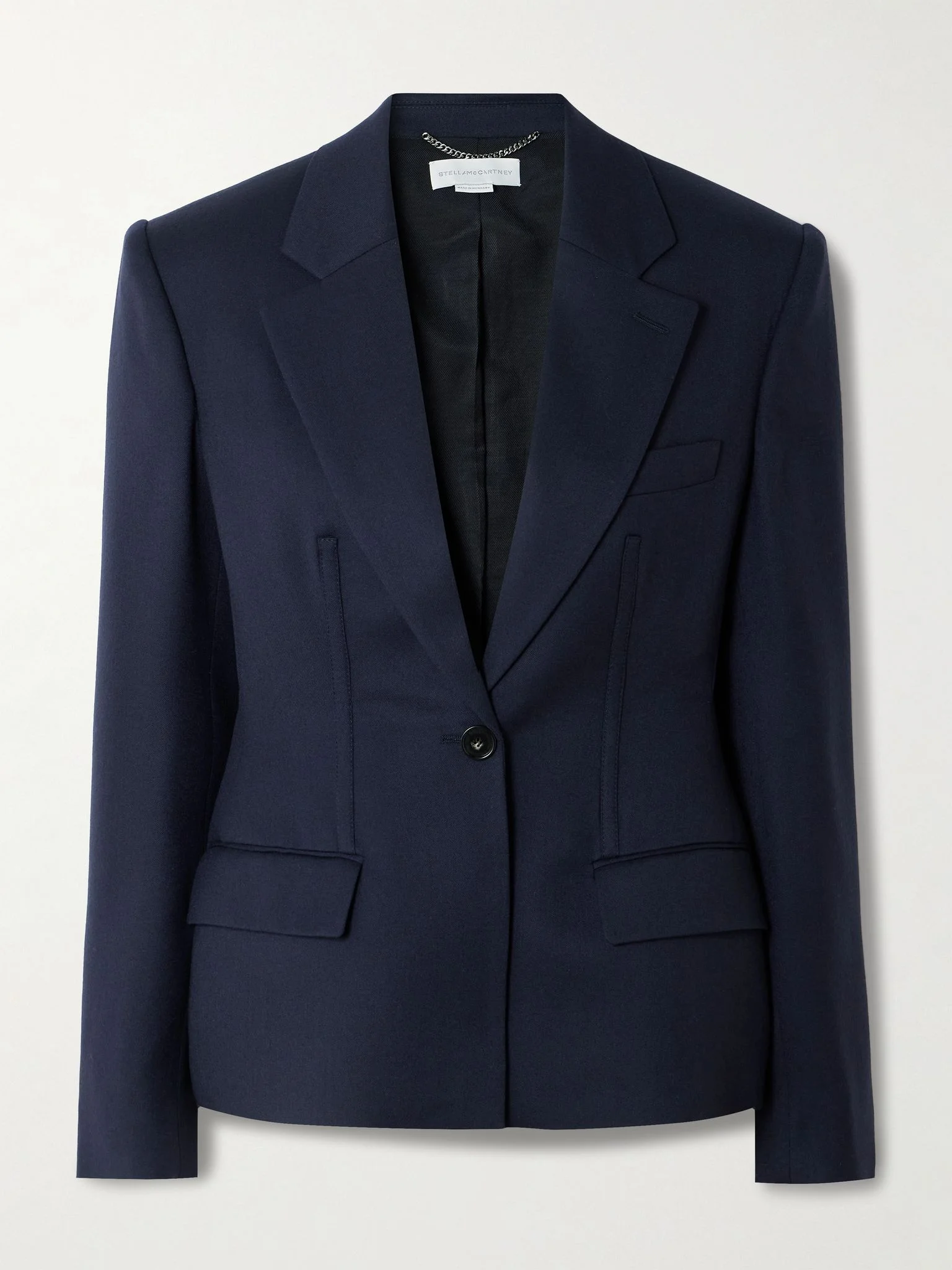 Wool blazer Navy - 1