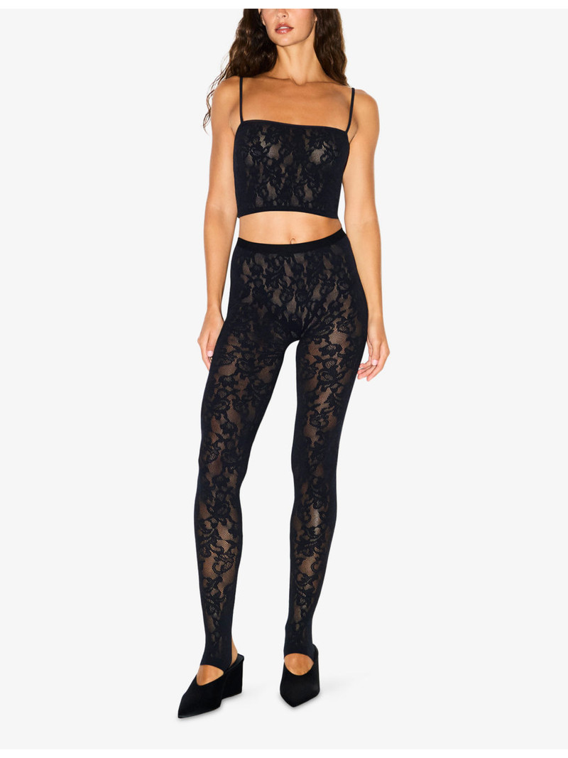 SKIMS Knit Lace Stirrup Leggings outlook