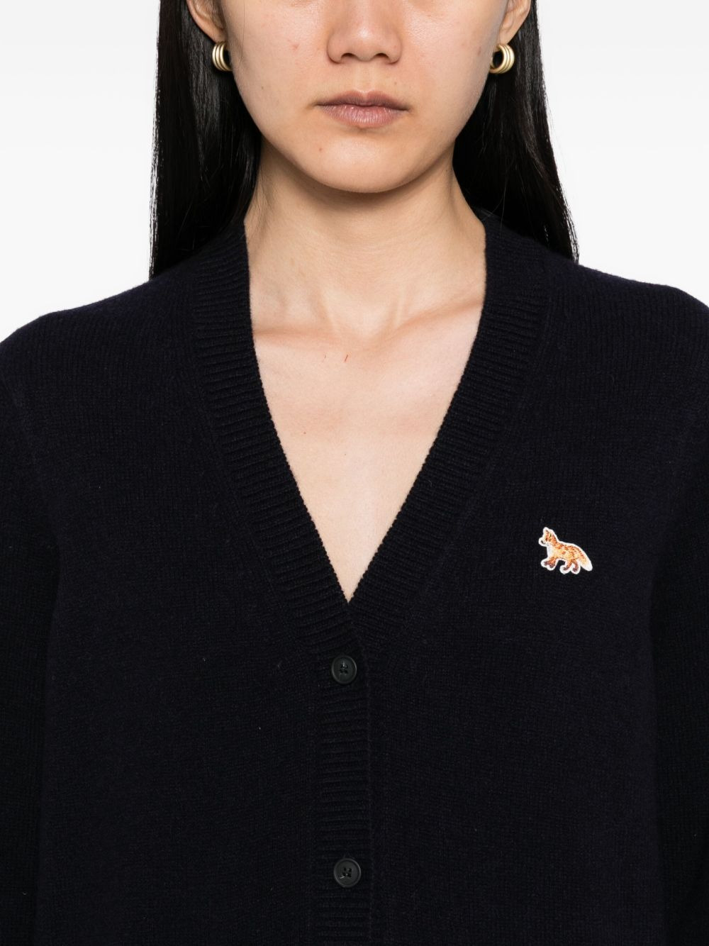 Baby Fox Patch cardigan - 5