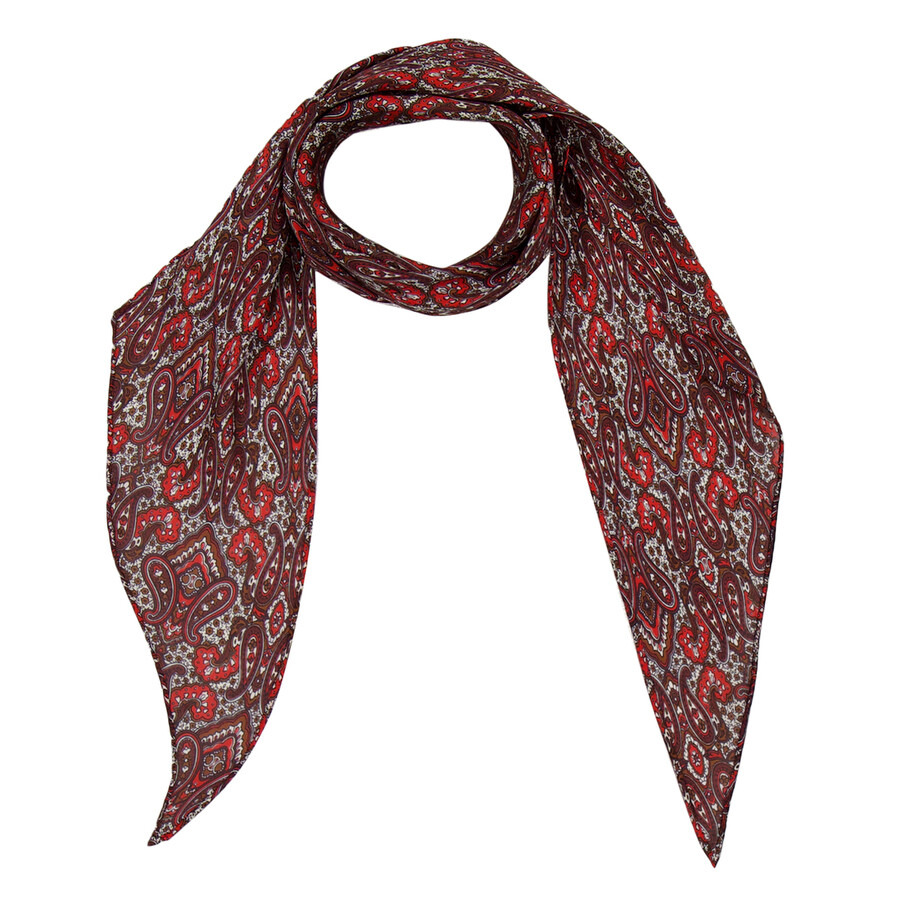 Celine Thin Charmeuse Scarf - 6