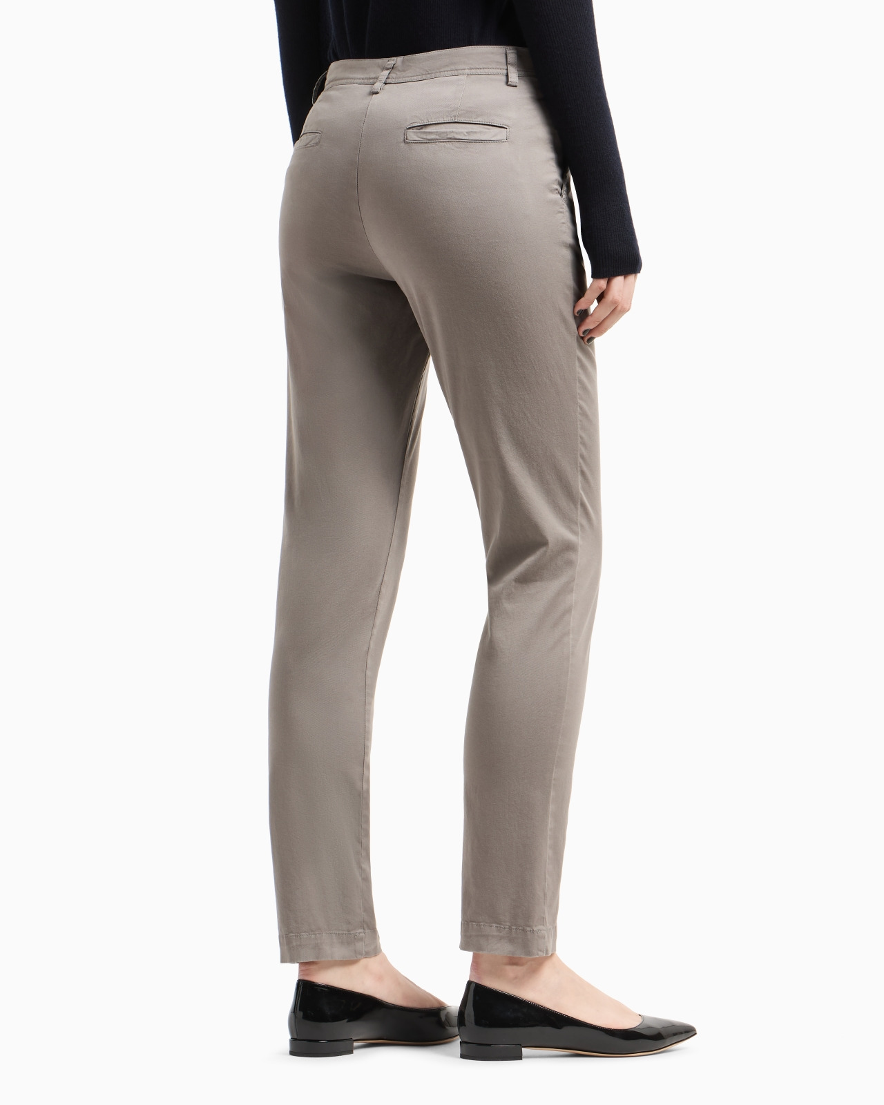 Stretch cotton chinos - 3