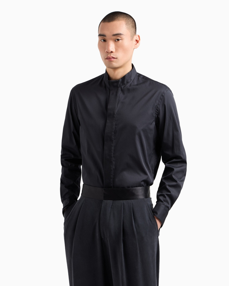 GIORGIO ARMANI REGULAR-FIT SHIRT IN LUXURY COTTON TWILL outlook