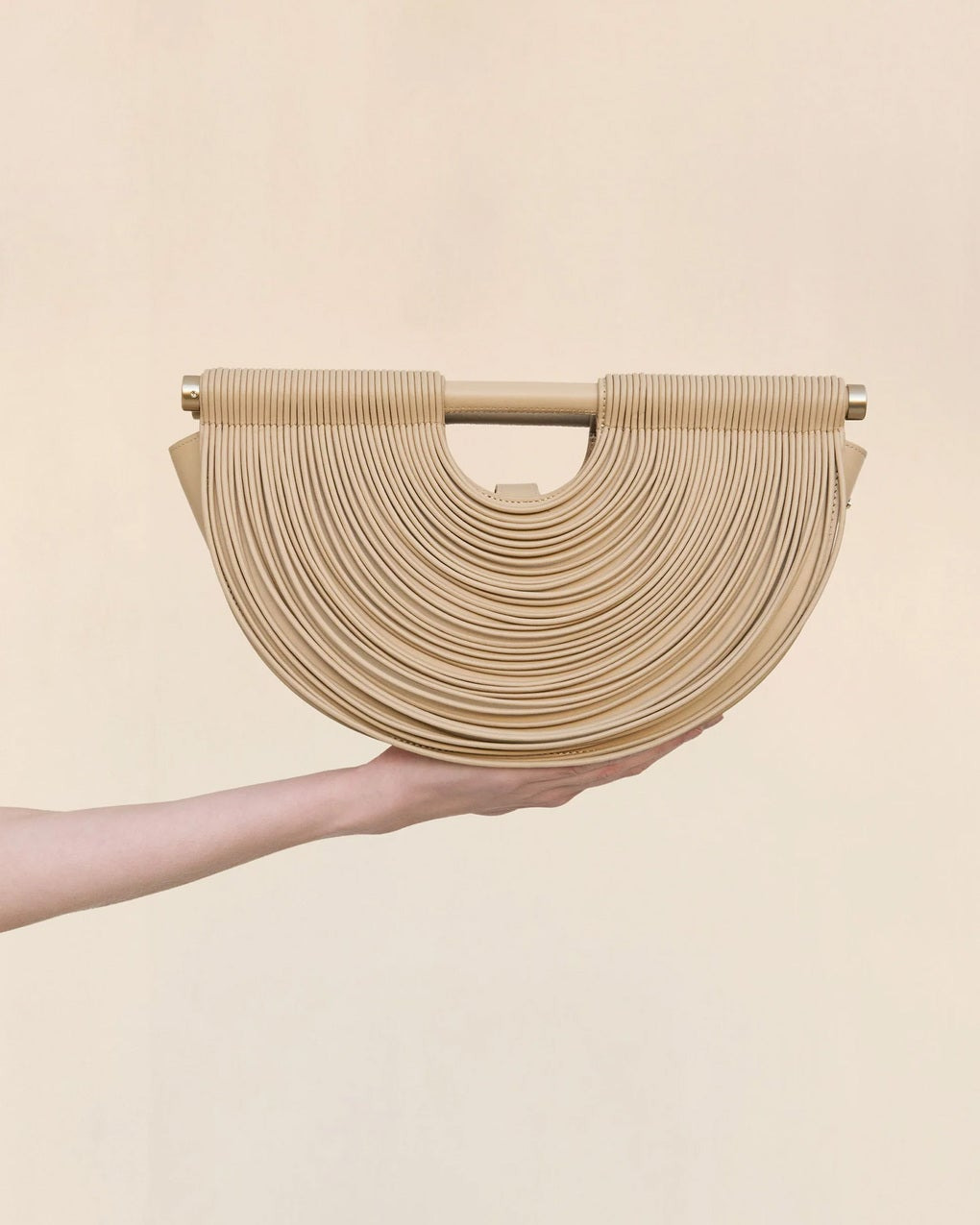 Bag Lou Top Handle Sand ONESIZE - 3