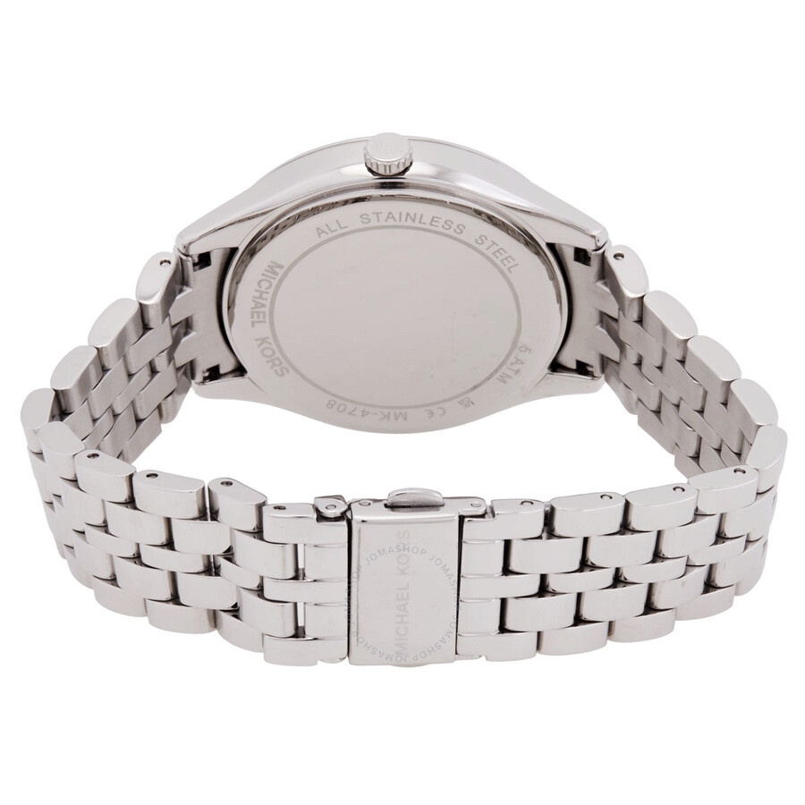 Michael Kors - Michael Kors Harlowe Quartz Crystal Silver Dial Ladies Watch MK4708 - 3