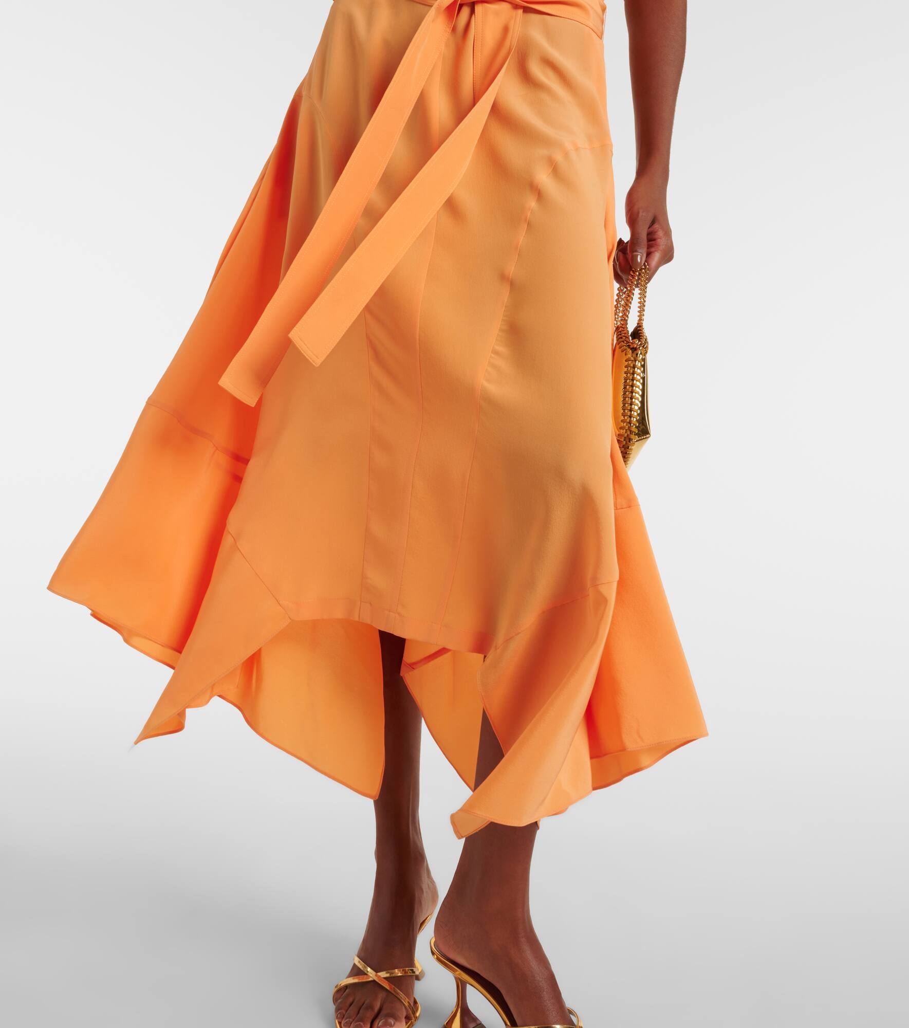 Iconic silk crêpe de chine midi dress - 5