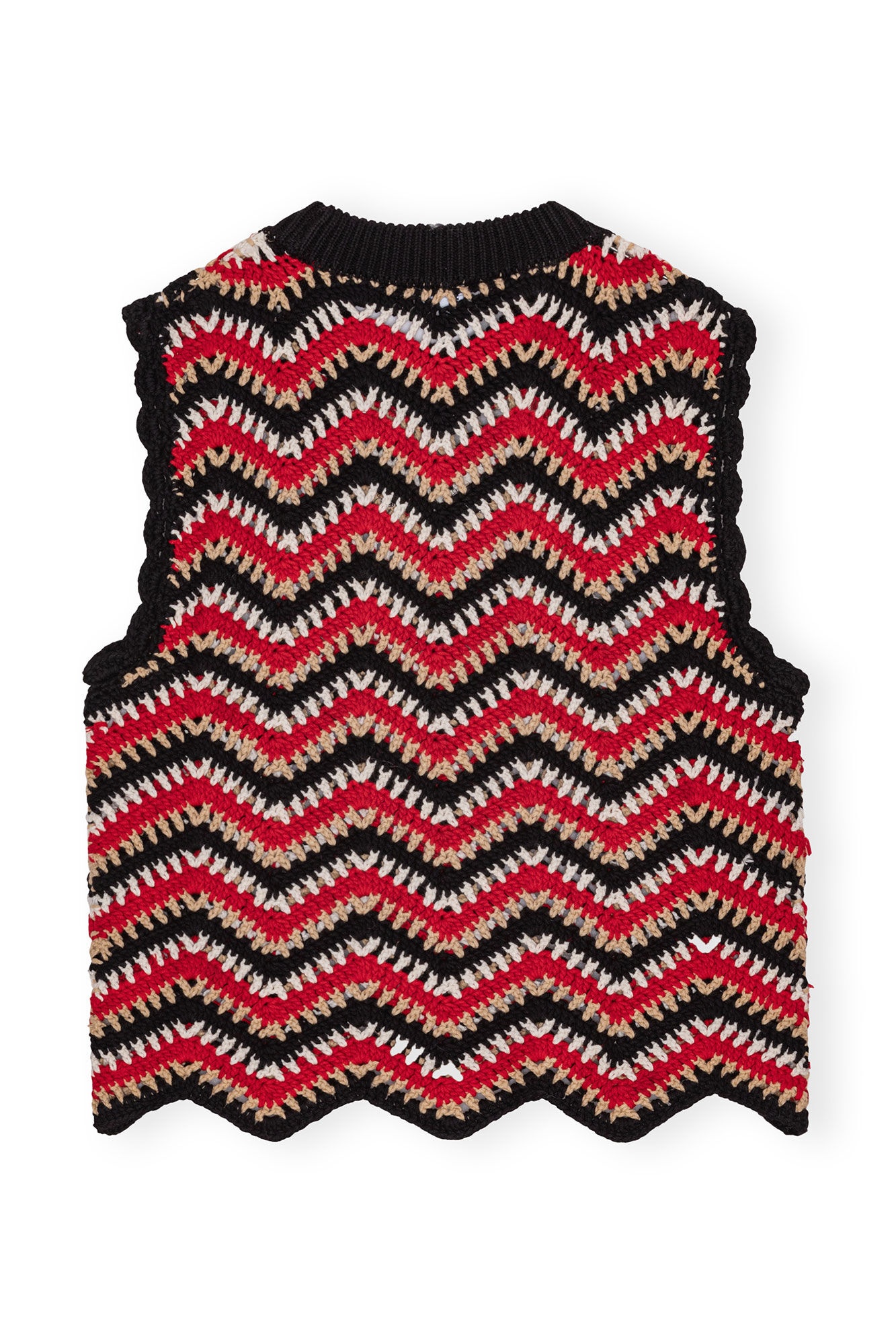 COTTON CROCHET VEST - 2