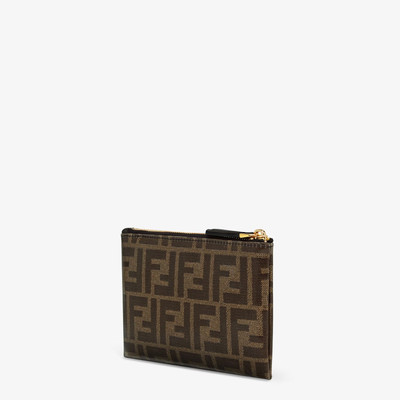 FENDI Brown fabric pouch outlook