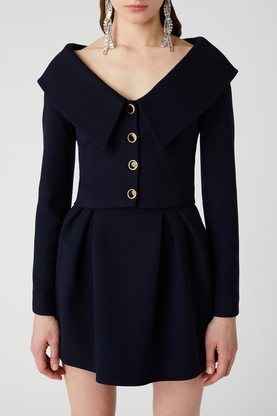 WOOL MINI SKIRT WITH POCKETS - 6