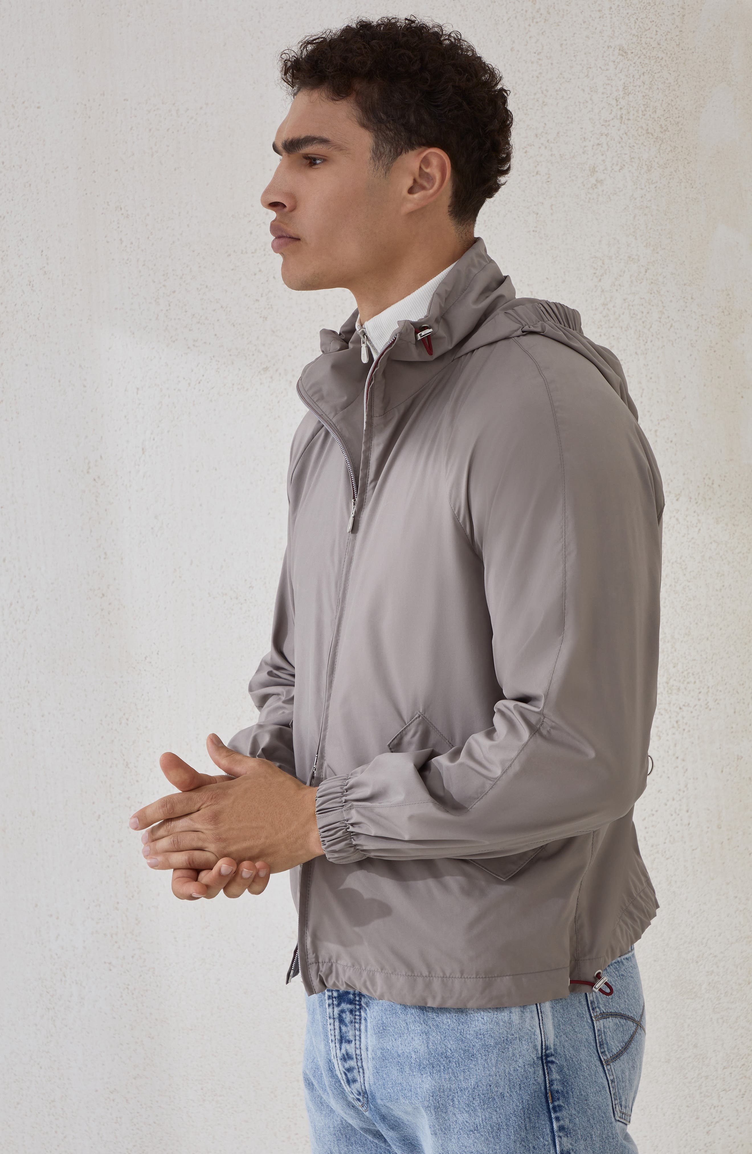 Brunello Cucinelli Outerwear with hood in Grey at Nordstrom - 2