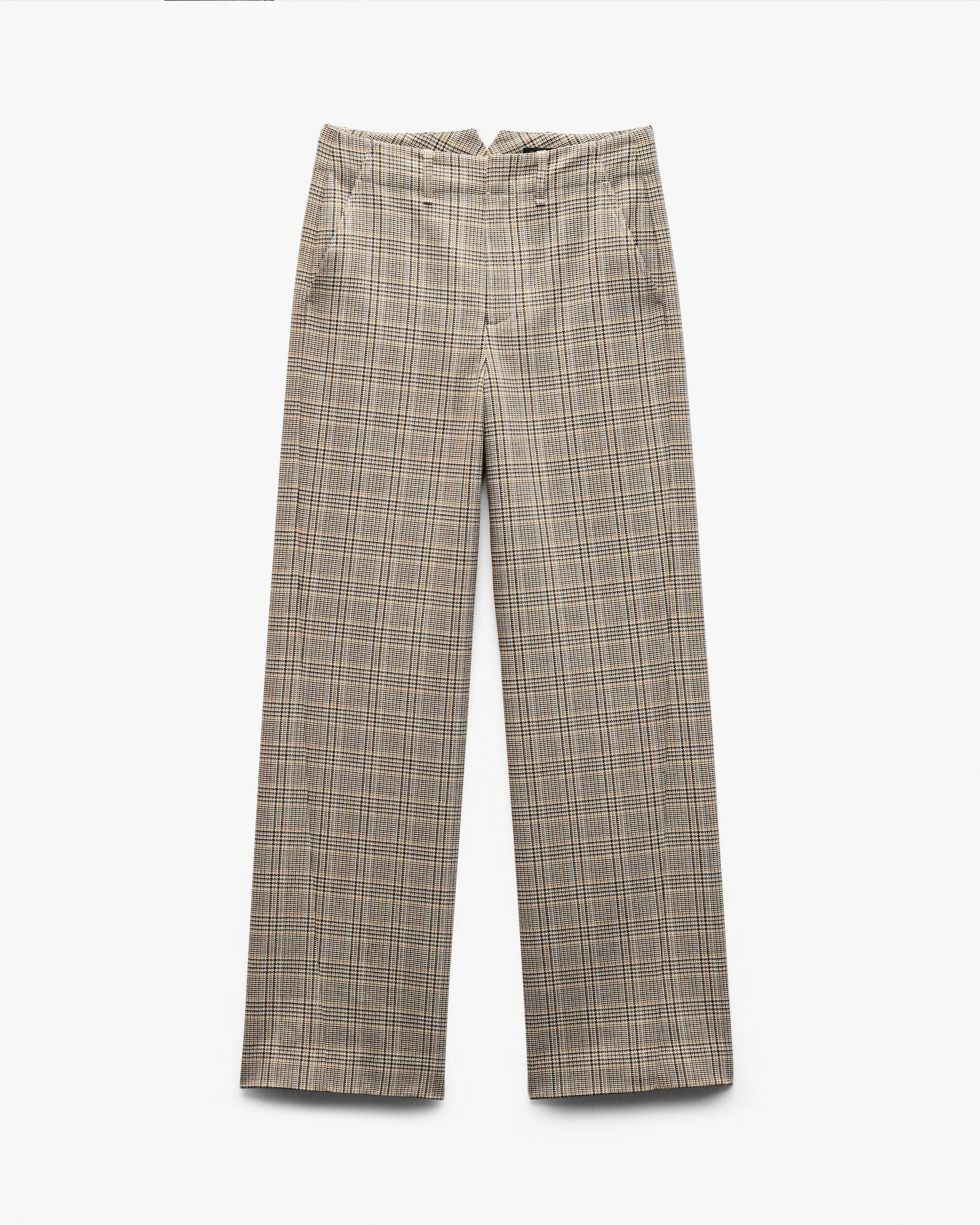 Shea Plaid Pants - 1
