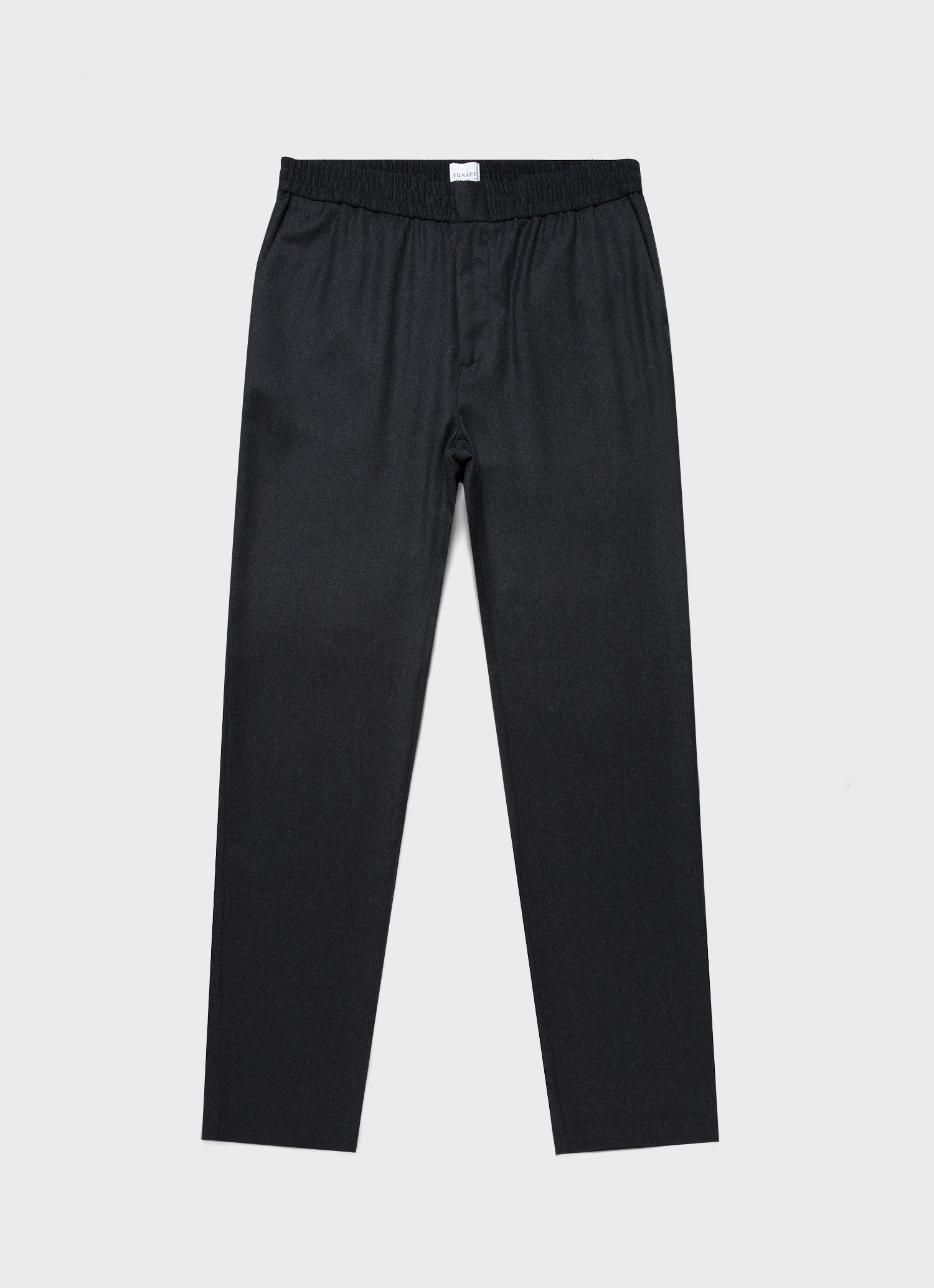 Wool Flannel Drawstring Trouser - 1