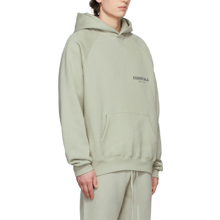 Fear of God Essentials FW21 Pullover Hoodie 'Green Concrete' FOG-FW21-107 - 5