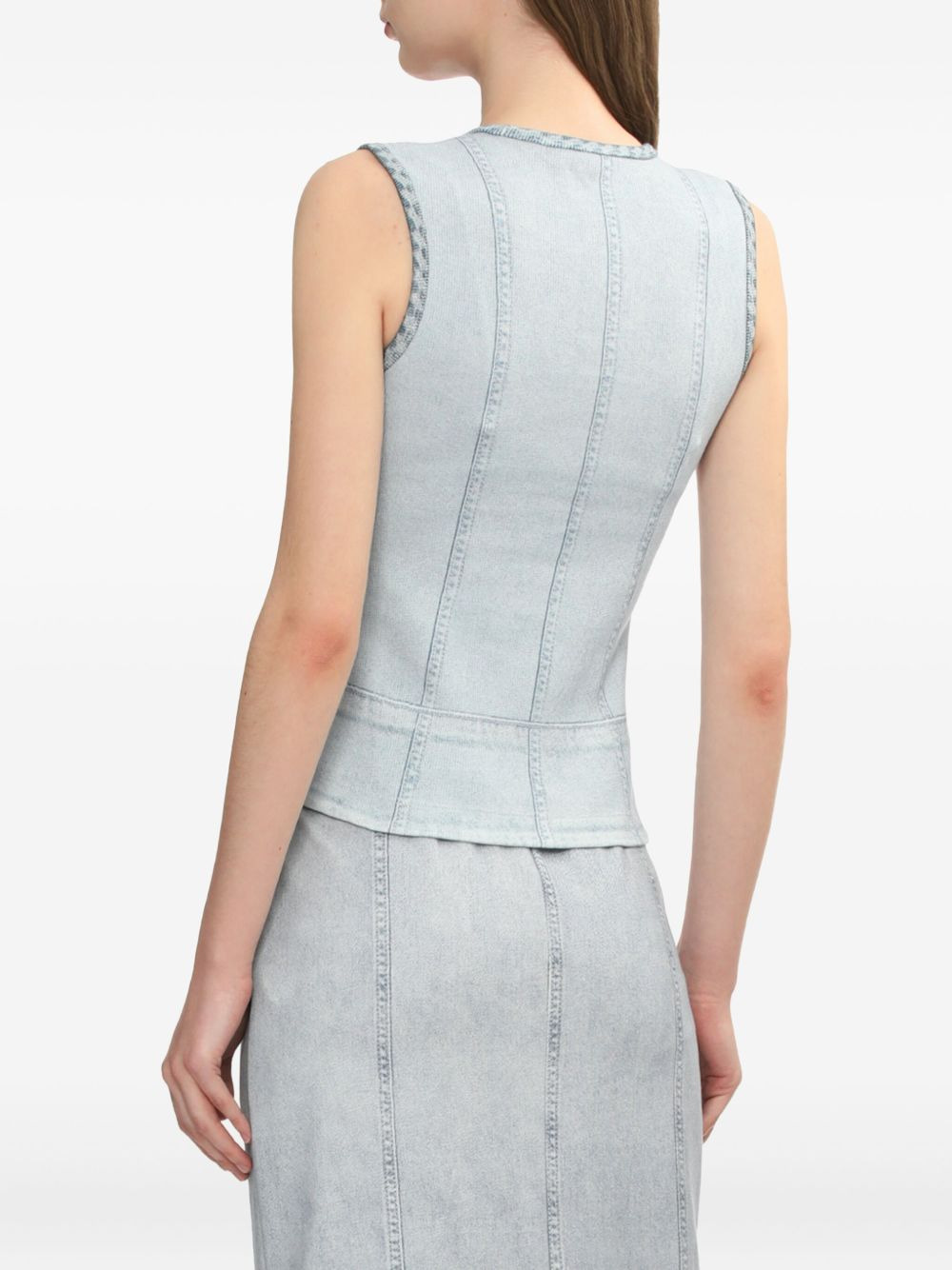 cotton sleeveless top - 4