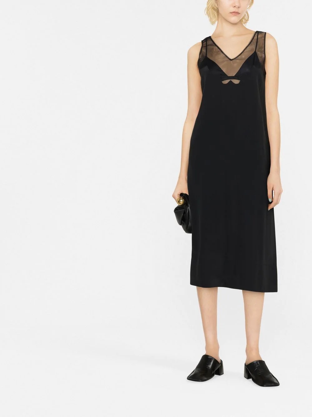 sleeveless midi dress - 2
