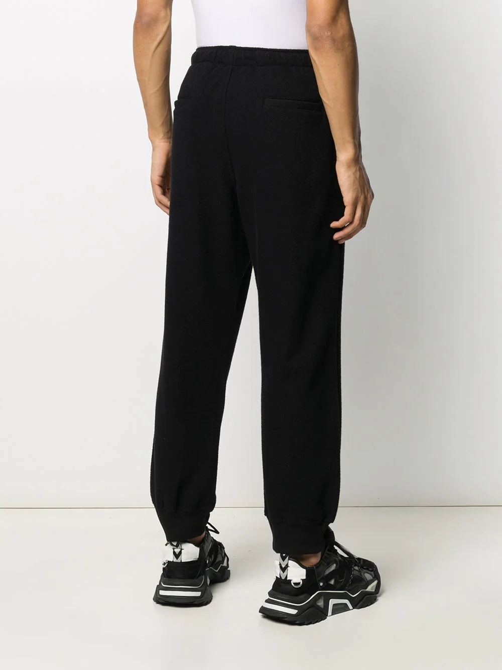 logo print track pants - 4