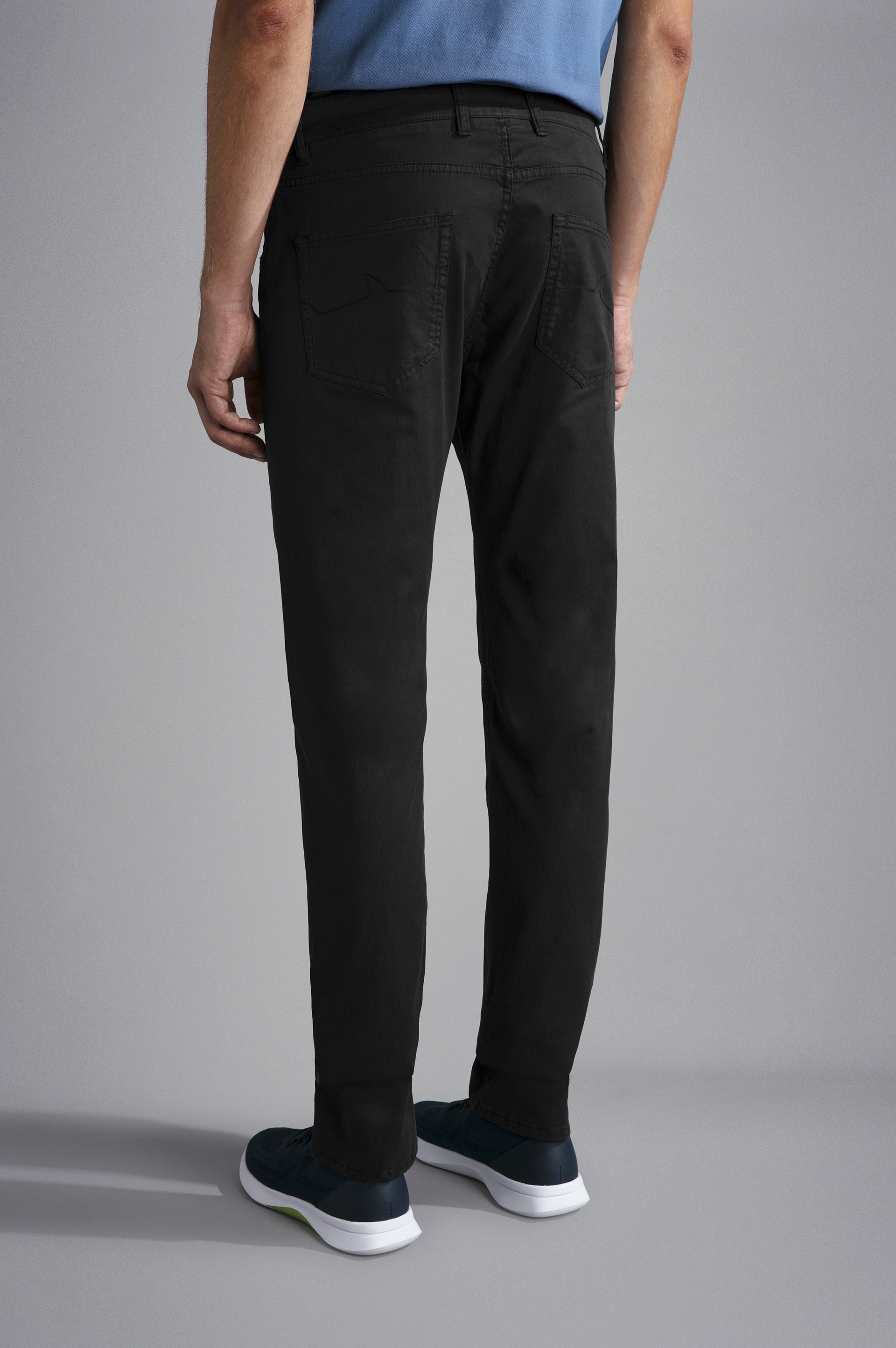 CHINO TENCEL COTTON STRETCH 5 POCKETS TROUSERS - 3