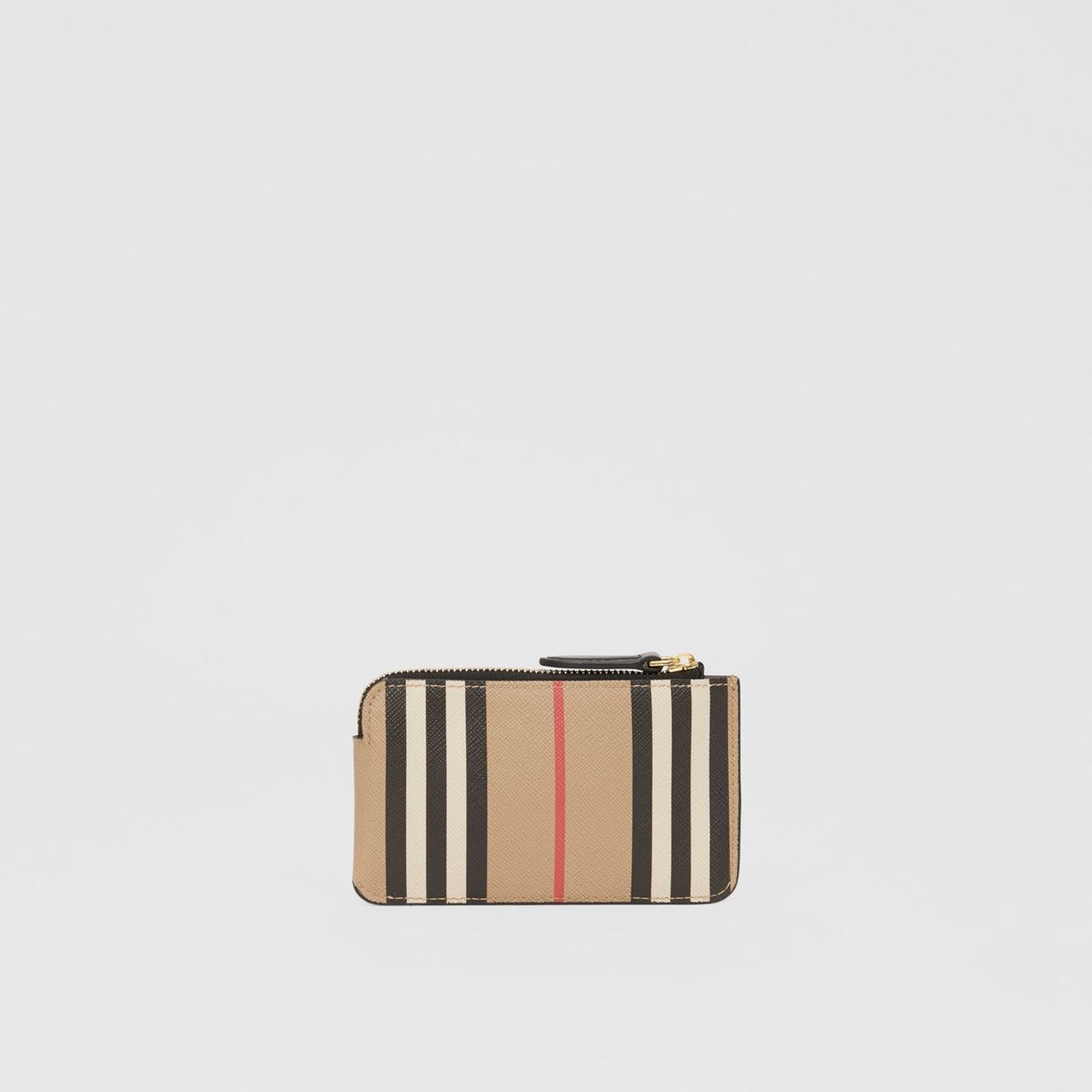Icon Stripe Zip Coin Case - 5