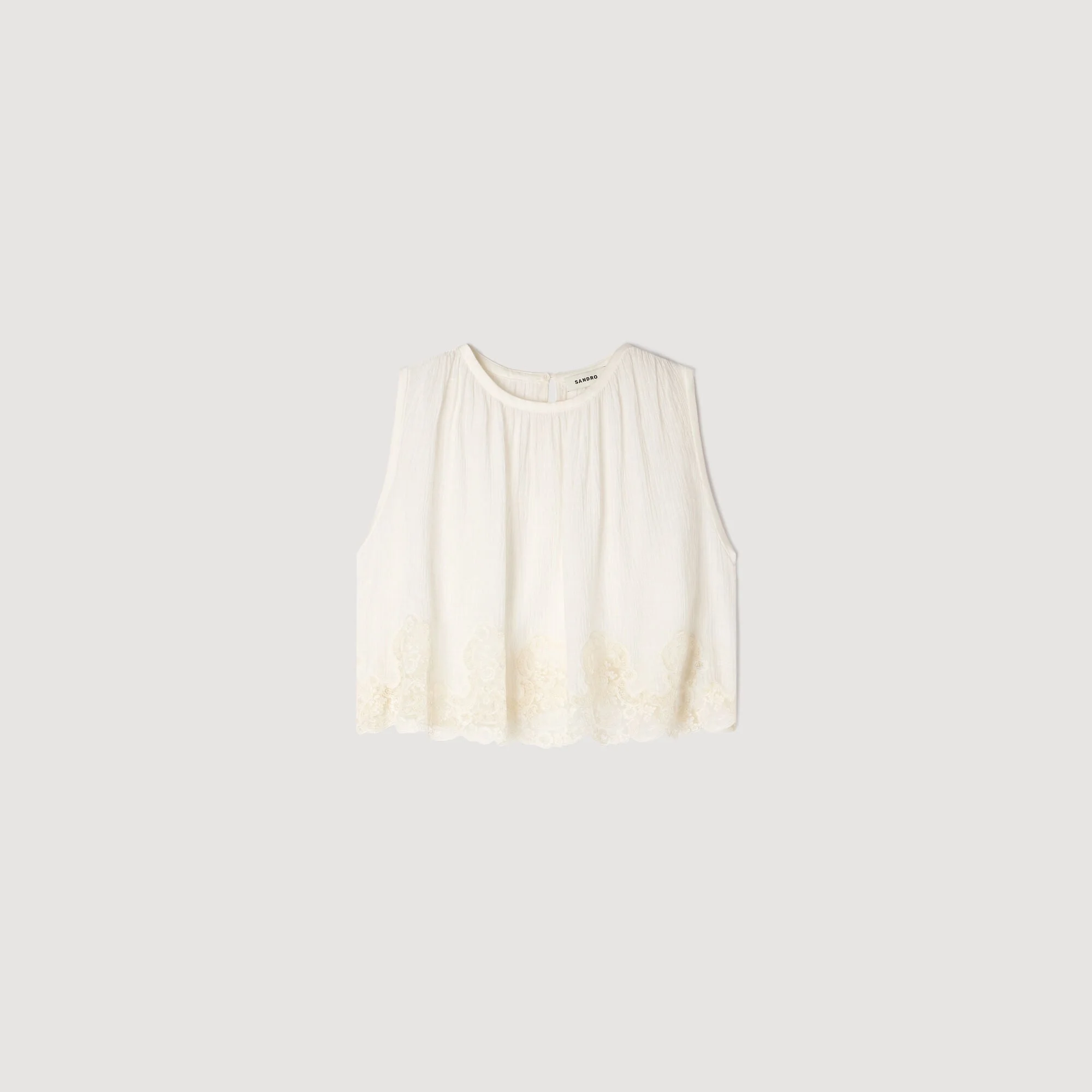 CREPON CROP TOP - 1