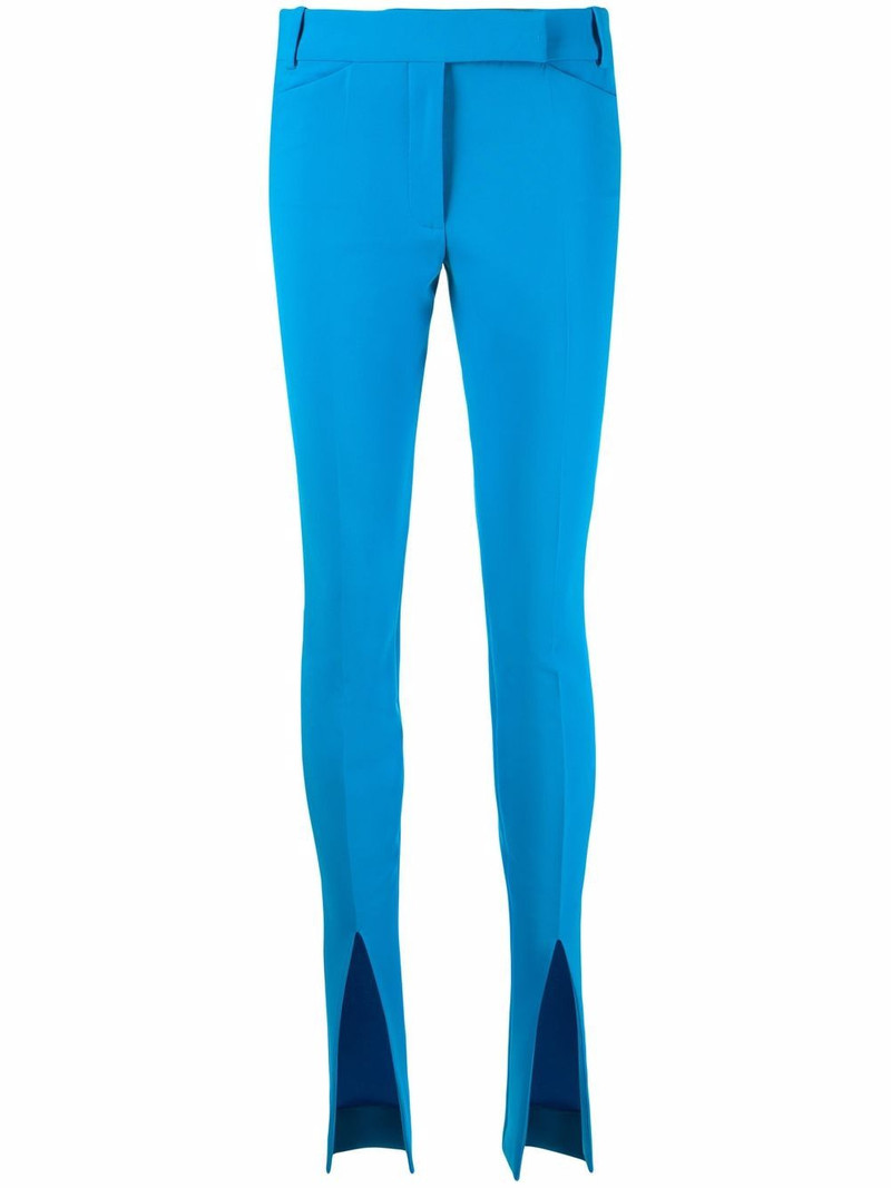 Freja front-slit tailored trousers 1