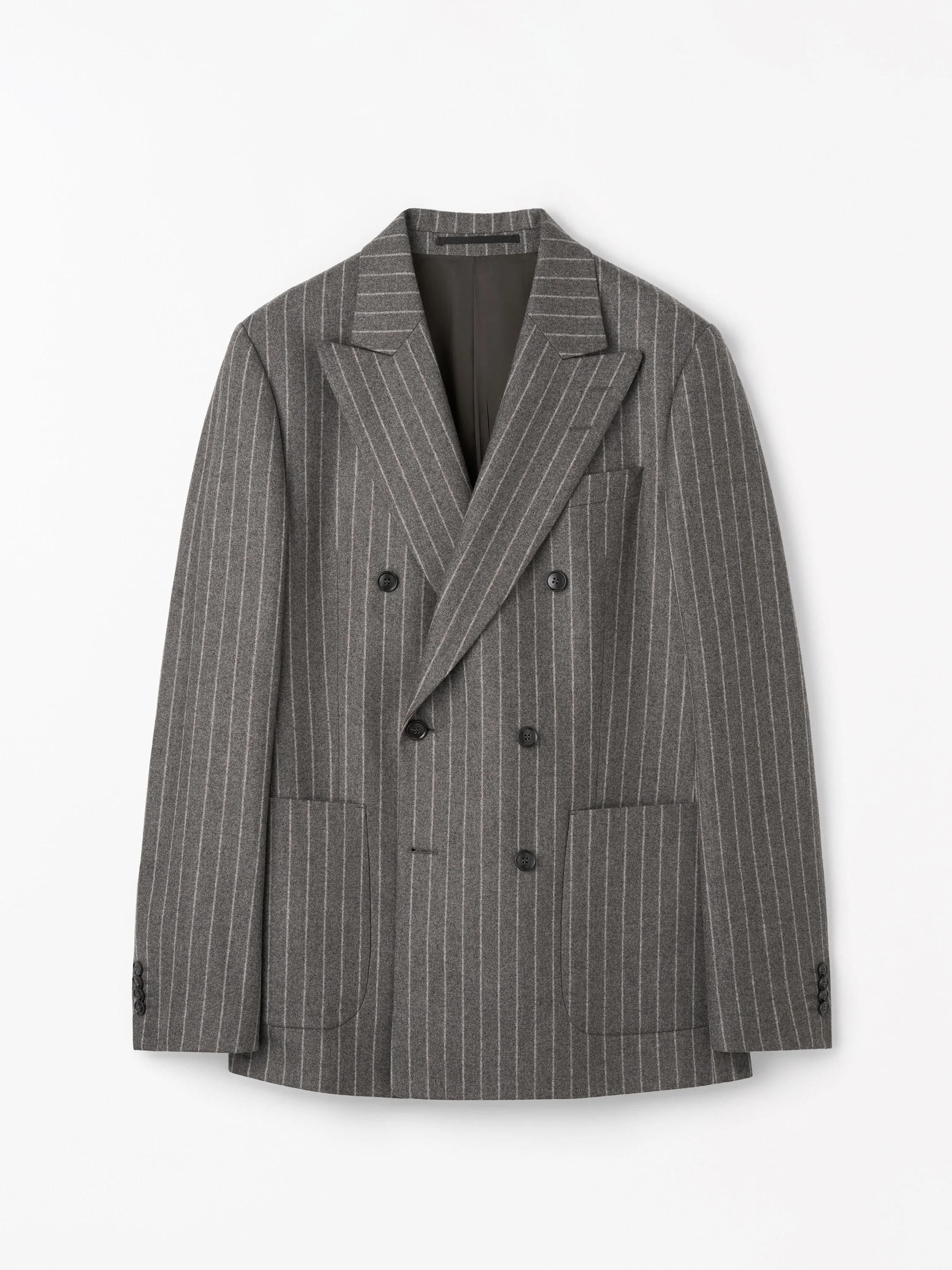 Joachim Pinstripe Wool Jacket - 1